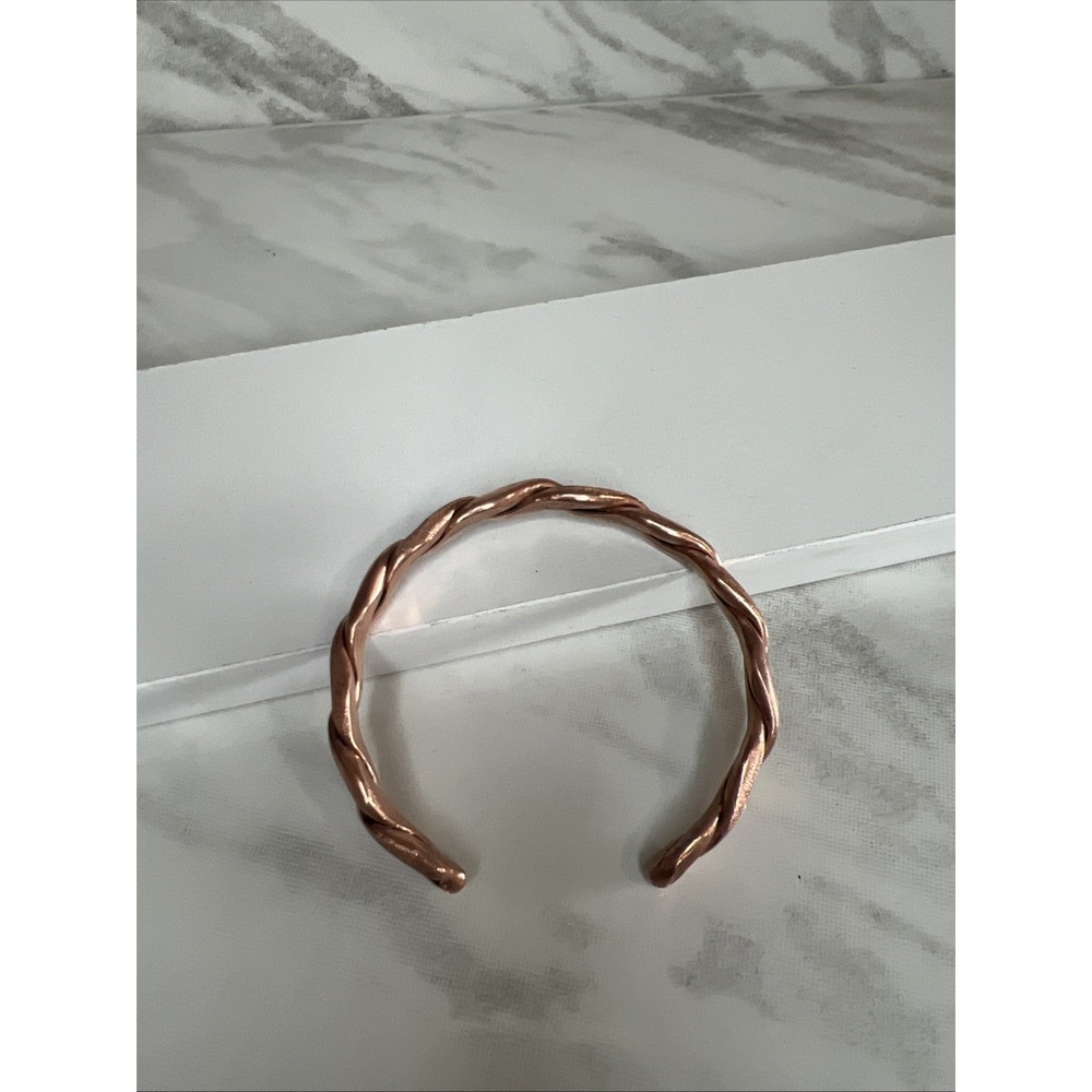 Handmade Copper Healing Bracelet Vintage Style Twisted 100% Pure